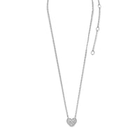 Ti Sento Small Silver CZ Heart Pendant 3899ZI - Michael Jones Jeweller