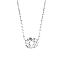 Ti Sento Cubic Zirconia Interlocking Link Necklace