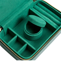 Wolf Sophia Forest Green Travel Case - Michael Jones Jeweller