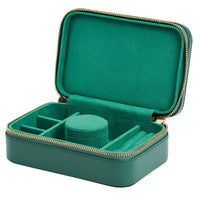 Wolf Sophia Forest Green Travel Case - Michael Jones Jeweller