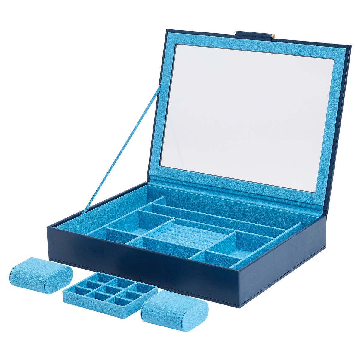WOLF Sophia Jewellery Box with Window - Michael Jones Jeweller