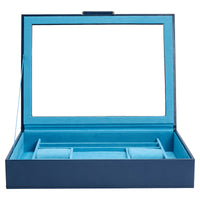 WOLF Sophia Jewellery Box with Window - Michael Jones Jeweller