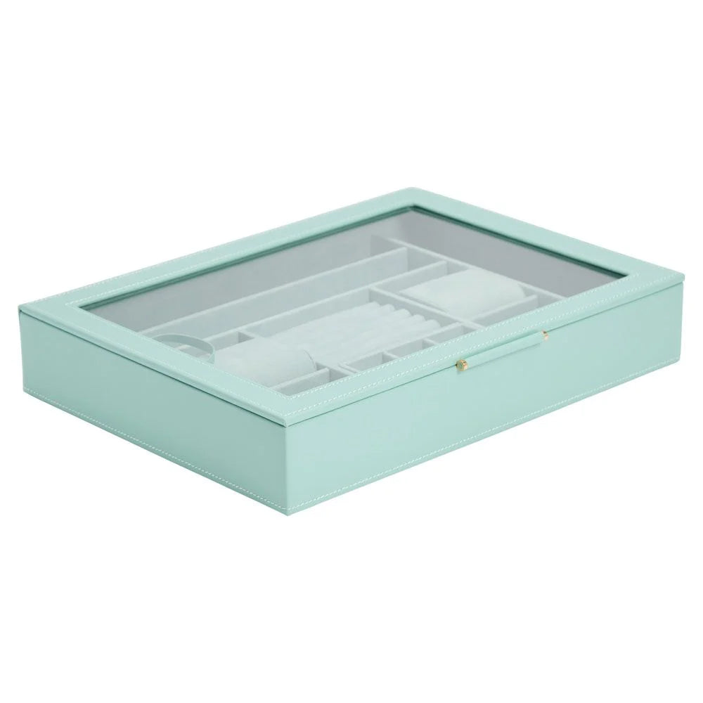 Sophia Jade Jewellery Box with Window - Michael Jones Jeweller