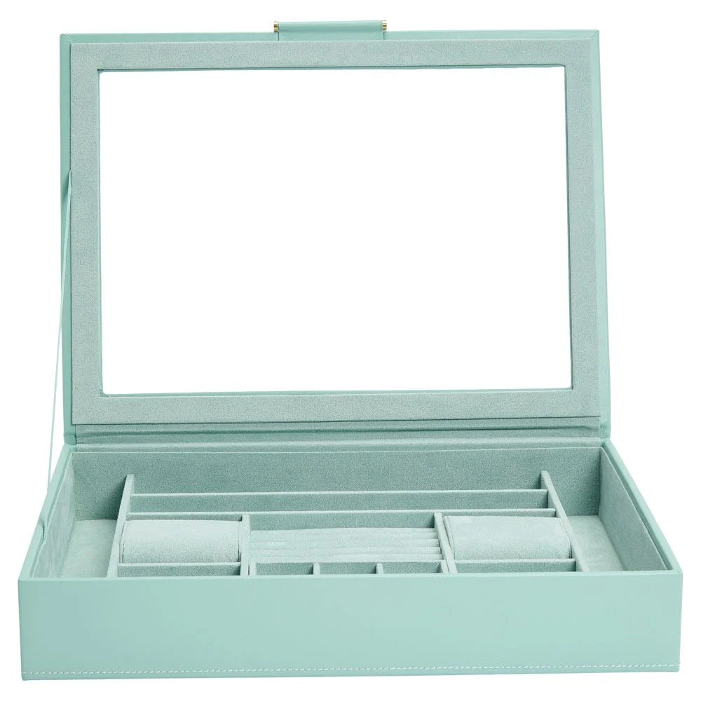 Sophia Jade Jewellery Box with Window - Michael Jones Jeweller