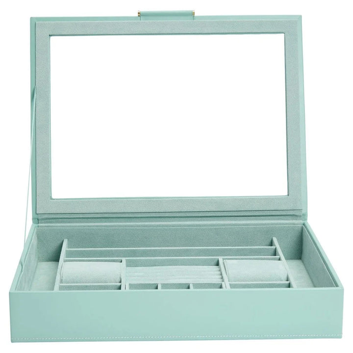 WOLF Sophia Jade Jewellery Box with Window