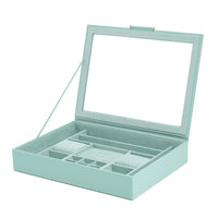Sophia Jade Jewellery Box with Window - Michael Jones Jeweller