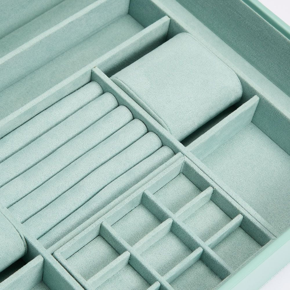 Sophia Jade Jewellery Box with Window - Michael Jones Jeweller