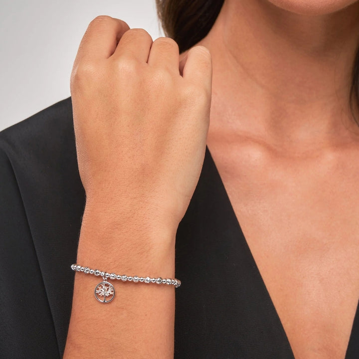 Clogau Tree of Life® Sterling Silver Affinity Bracelet 3SBB102R - Michael Jones Jeweller