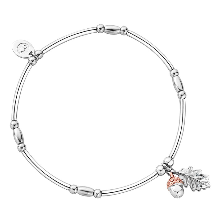 Royal Clogau® Sterling Silver Oak Leaf Affinity Bracelet with Topaz 3SBB125R