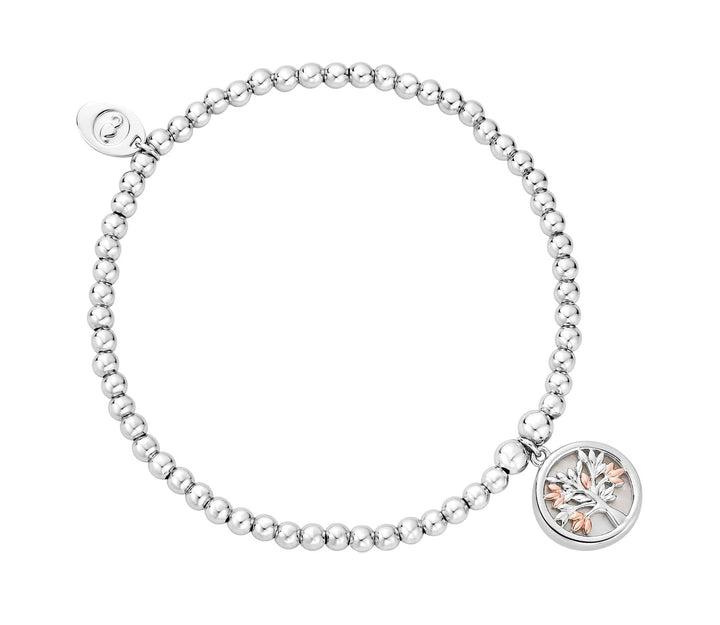 Clogau Tree of Life® Sterling Silver Affinity Bracelet with Mother of Pearl 3SBB92R
