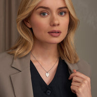 Clogau Insignia Sterling Silver Heart Pendant 3SCSHLP - Michael Jones Jeweller