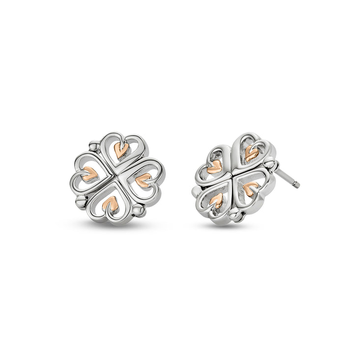 Clogau Tree of Life® Sterling Silver Heart Drop-Stud Earrings