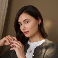 Clogau Tree of Life® Sterling Silver Heart Drop-Stud Earrings