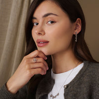 Clogau Tree of Life® Sterling Silver Heart Drop-Stud Earrings