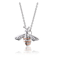 Clogau Nature's Wonder Sterling Silver Honey Bee Pendant 3SHNBP - Michael Jones Jeweller