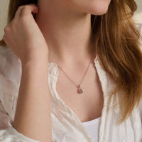 Clogau® Celebration Sterling Silver Single Stone Pendant with Topaz 3SMP5 - Michael Jones Jeweller