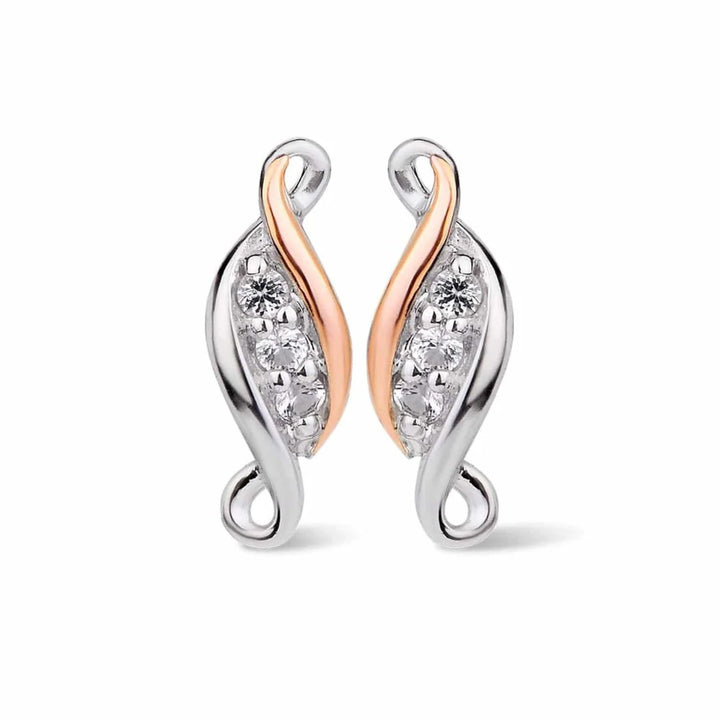 Clogau Past Present Future® Sterling Silver Earrings with Topaz 3SPPFE