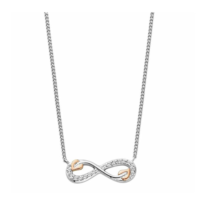 Clogau Tree of Life® Sterling Silver Infinity Necklace with Topaz 3STOL0735