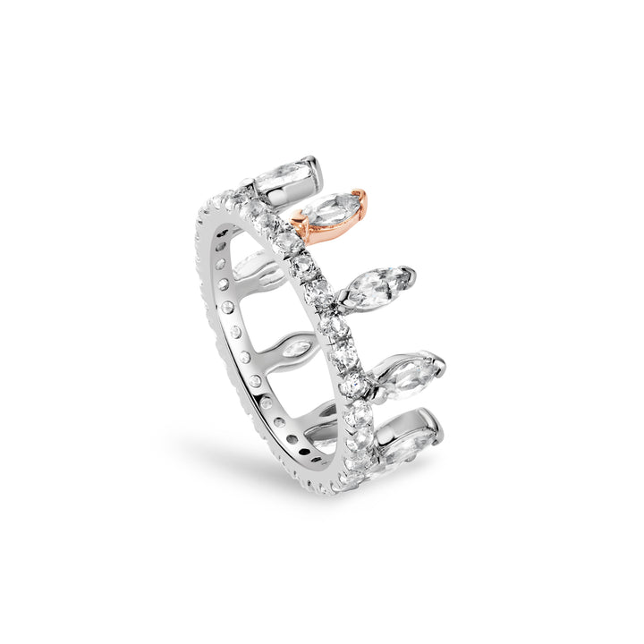 Clogau Clogau® Celebration Sterling Silver Crown Ring with Topaz 3SATA0788 (O)