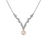 Clogau® Celebration Sterling Silver Drop Necklace with Topaz 3SCEL970