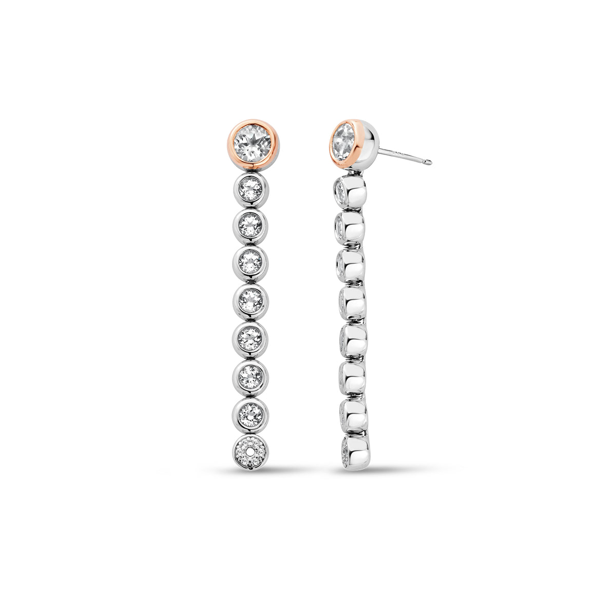 Clogau Celebration Drop-Hoop Earrings - Michael Jones Jeweller