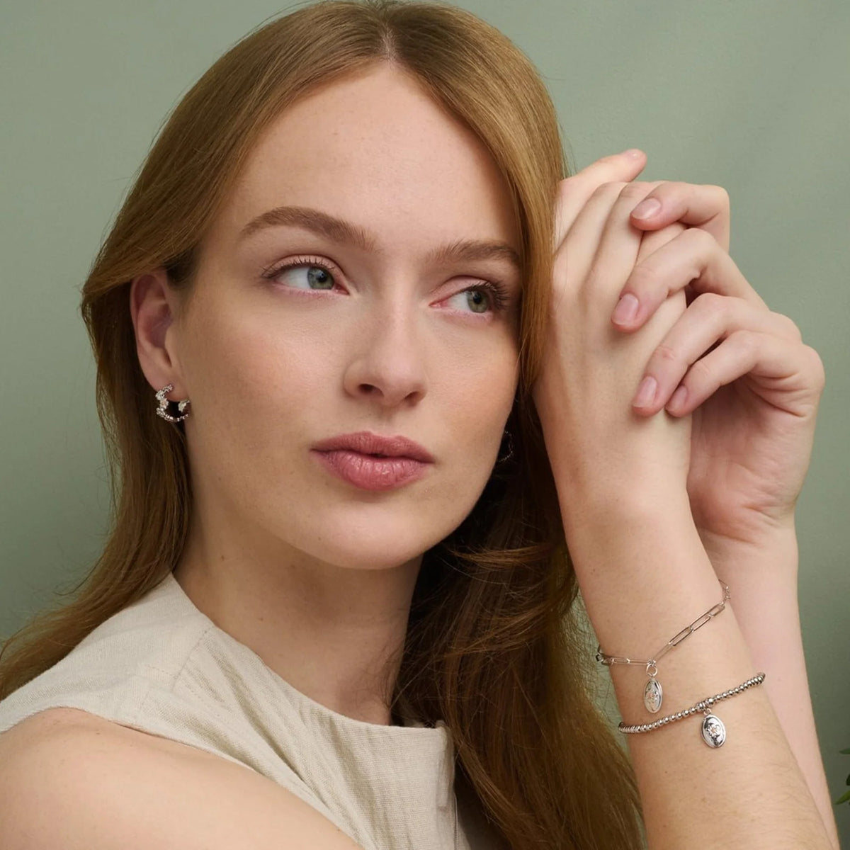 Clogau Nature's Wonder Sterling Silver Forget-Me-Not Bracelet 3SFMN0747 - Michael Jones Jeweller