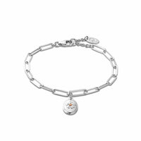 Clogau Nature's Wonder Sterling Silver Forget-Me-Not Bracelet 3SFMN0747 - Michael Jones Jeweller