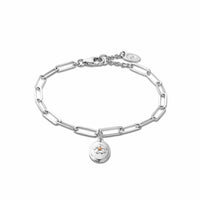 Clogau Nature's Wonder Sterling Silver Forget-Me-Not Bracelet 3SFMN0747