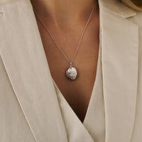 Clogau Nature's Wonder Sterling Silver Forget-Me-Not Locket 3SFMN907 - Michael Jones Jeweller