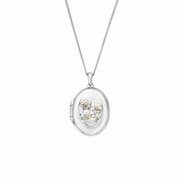 Clogau Nature's Wonder Sterling Silver Forget-Me-Not Locket 3SFMN907