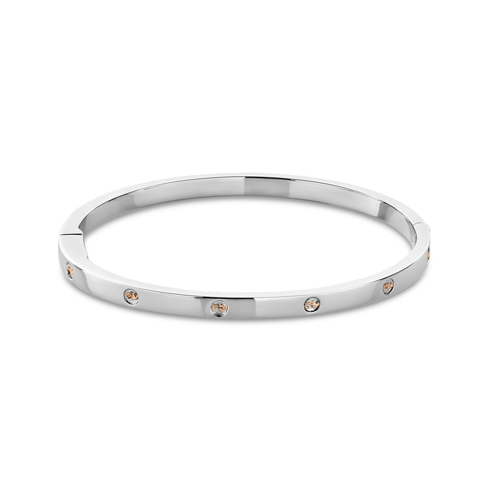Clogau Insignia Sterling Silver Slim Bangle 3SINS852