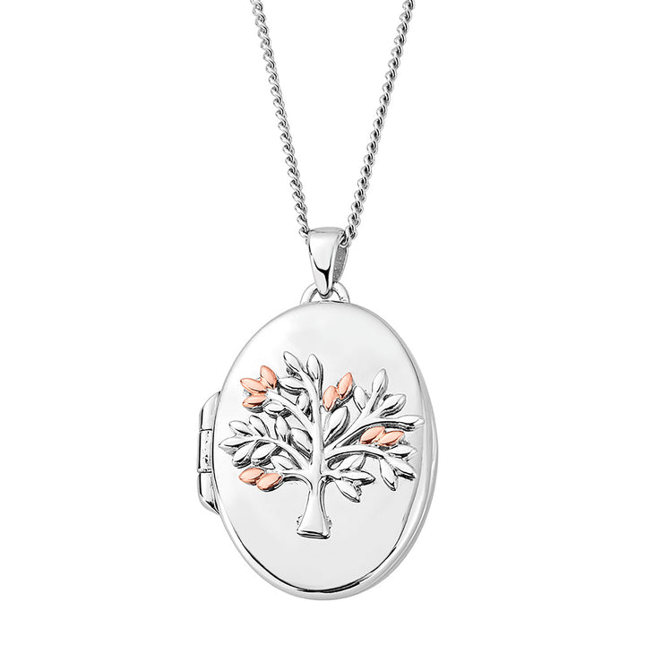 Clogau Tree of Life® Sterling Silver Locket 3SNTLL - Michael Jones Jeweller