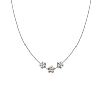Clogau Nature's Wonder Sterling Silver Forget-Me-Not Adjustable Necklace 3SNWO960