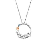 Clogau Lilibet Sky Blue Topaz Circular Pendant 3SQNM0723