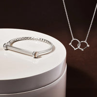 Clogau Royal Clogau® Sterling Silver Stirrup Bangle 3SROY953