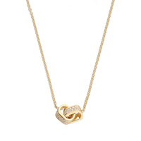 Binder Perception P8 Duo Diamond 18ct Yellow Gold Necklace