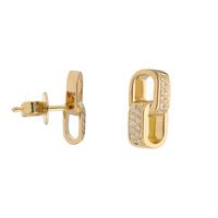 Binder Perception P8 Duo Diamond 18ct Yellow Gold Stud Earrings