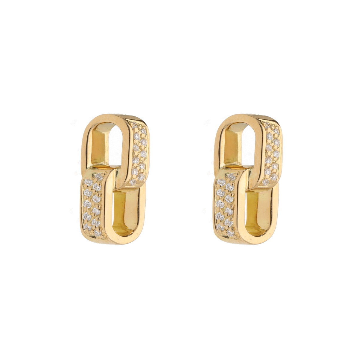 Binder Perception P8 Duo Diamond 18ct Yellow Gold Stud Earrings - Michael Jones Jeweller