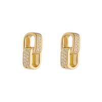 Binder Perception P8 Duo Diamond 18ct Yellow Gold Stud Earrings