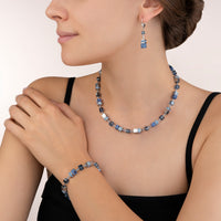 Coeur De Lion GeoCUBE® Sodalite & Haematite Blue Bracelet - Michael Jones Jeweller