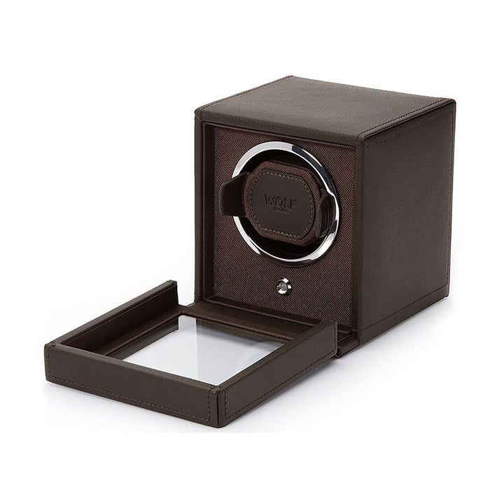 WOLF Cub Watch Winder Brown With Cover
