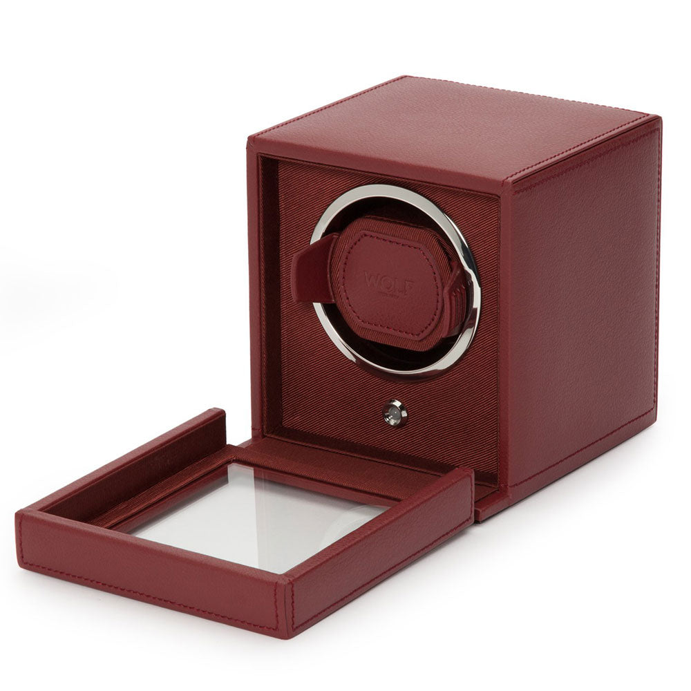 WOLF Cub Watch Winder Bordeaux - Michael Jones Jeweller