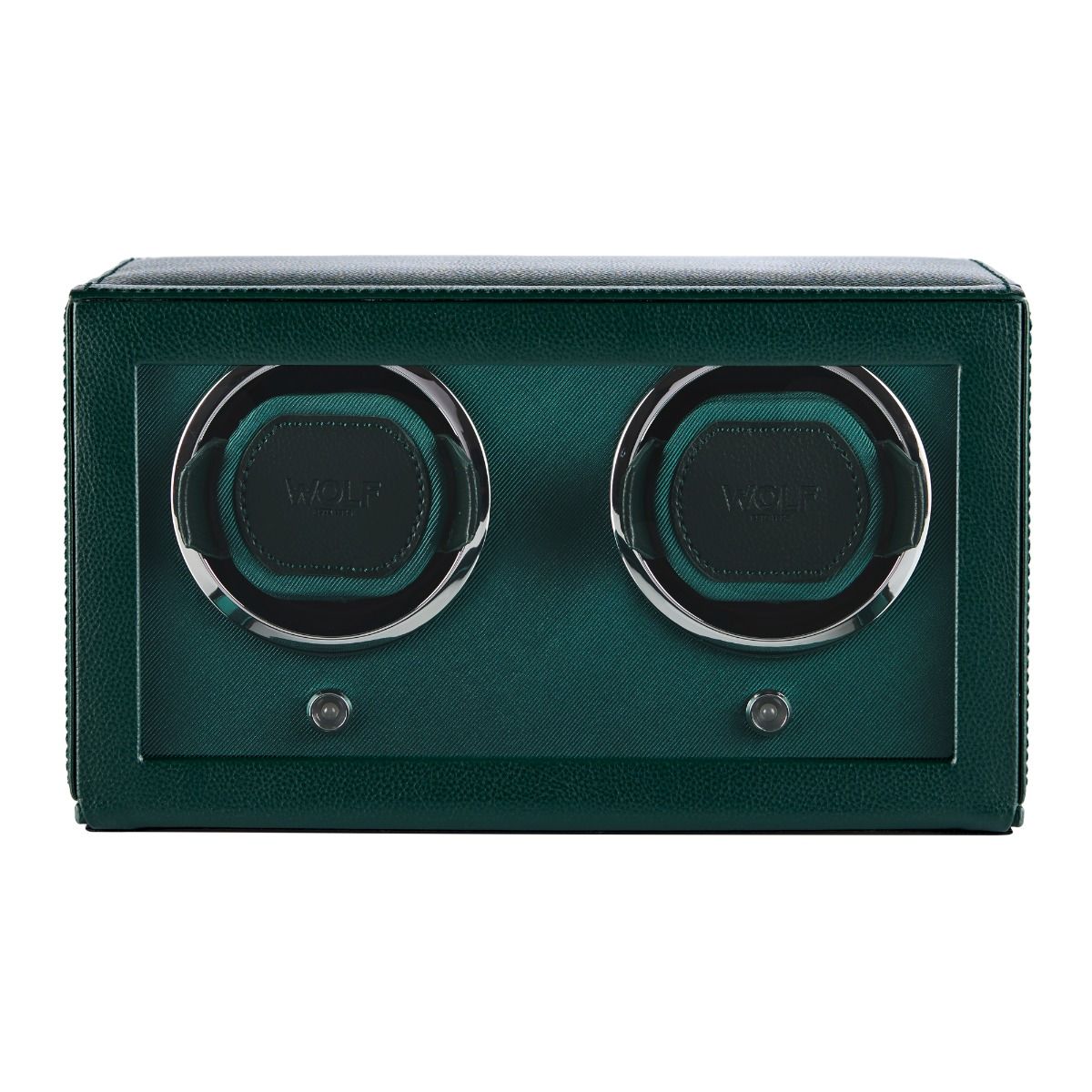 WOLF Cub Double Green Watch Winder with Cover - ONLINE EXCLUSIVE - Michael Jones Jeweller