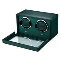 WOLF Cub Double Green Watch Winder with Cover - ONLINE EXCLUSIVE - Michael Jones Jeweller
