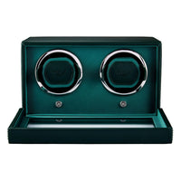WOLF Cub Double Green Watch Winder with Cover - ONLINE EXCLUSIVE - Michael Jones Jeweller