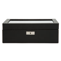 WOLF Roadster 8 Piece Black Watch Box - Michael Jones Jeweller