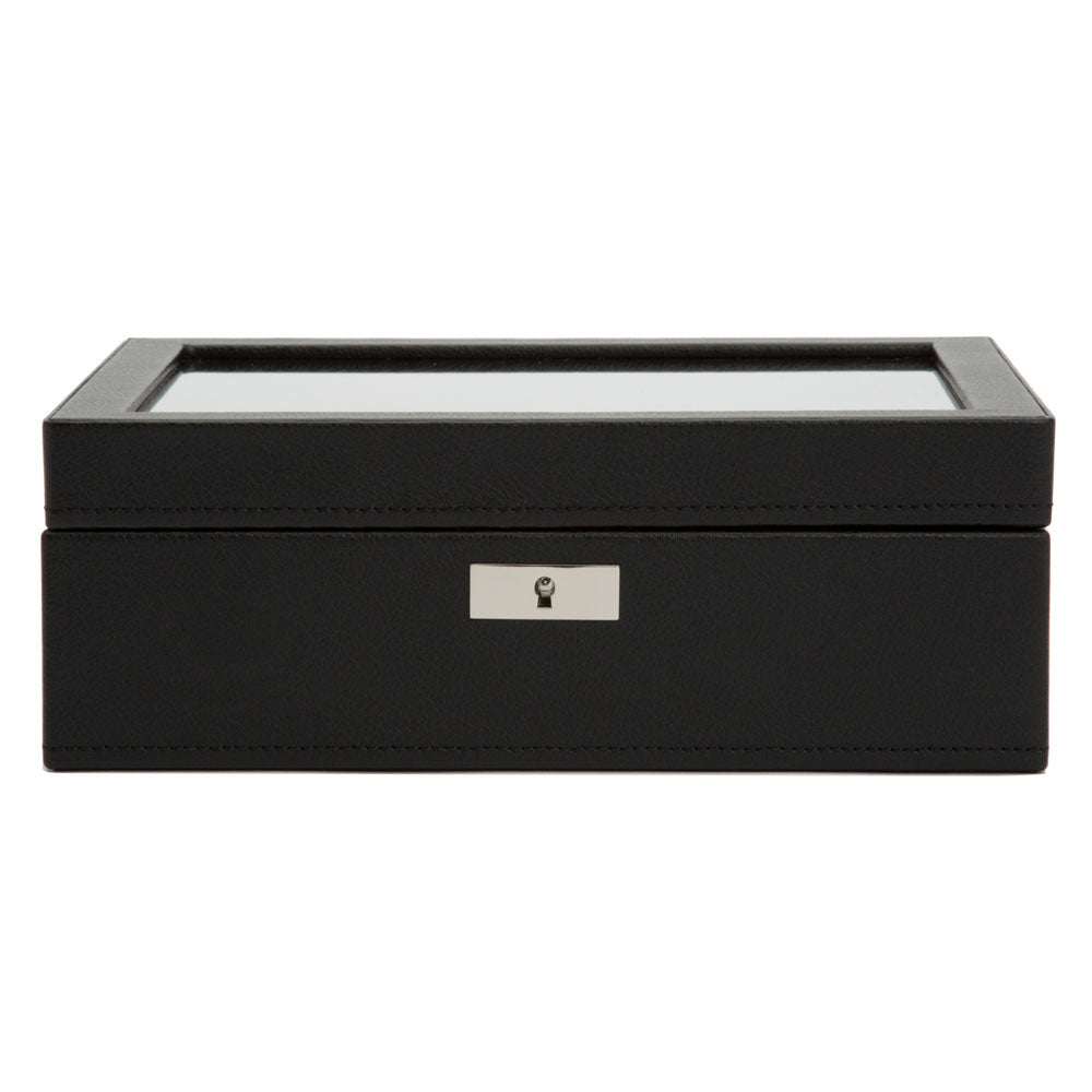 WOLF Roadster 8 Piece Black Watch Box - Michael Jones Jeweller