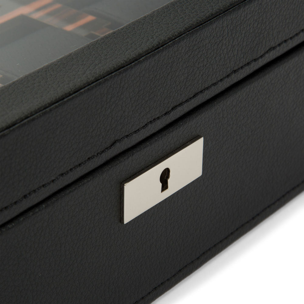 WOLF Roadster 10 Piece Black Watch Box - Michael Jones Jeweller
