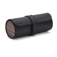 WOLF Roadster Black Triple Watch Roll - Michael Jones Jeweller