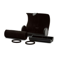 Wolf Axis Powder Coat Black Triple Watch Roll